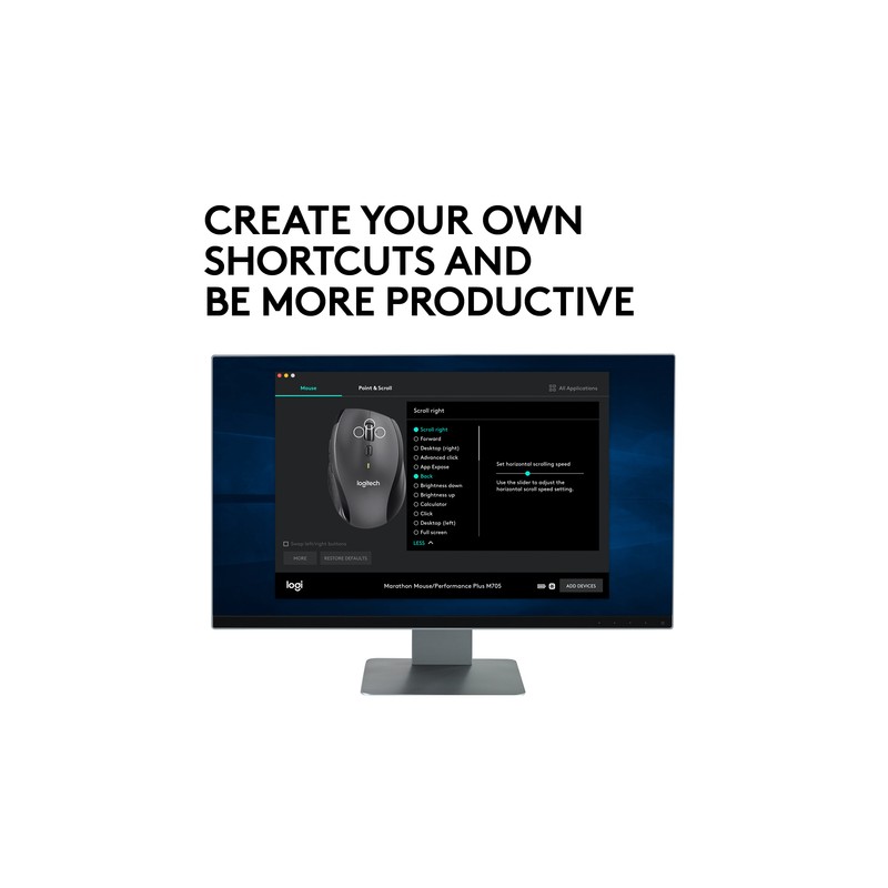 RATON LASER LOGITECH M705 WIRELESS GRIS - Imagen 4