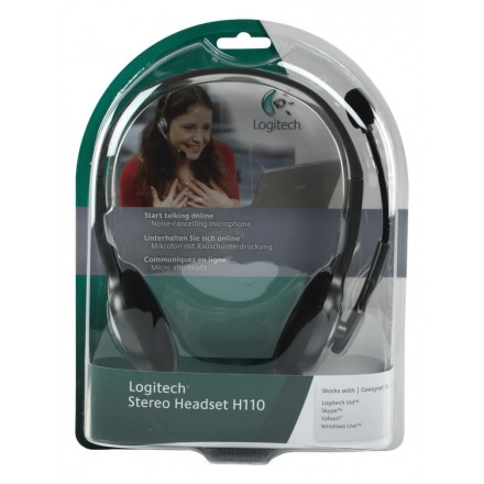 AURICULARESMICRO LOGITECH H110 PLATEADO - Imagen 4