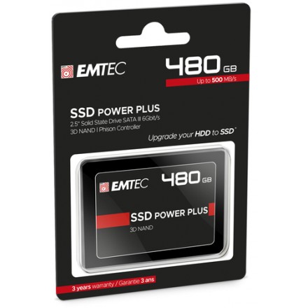 Ssd Emtec 480gb 3d Nand Phison  2,5" (6.3cm) Sataiii - Imagen 2