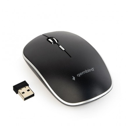Gembird Raton Wireless 4 Tasten Inkl. Nano Usb Negro - Imagen 1