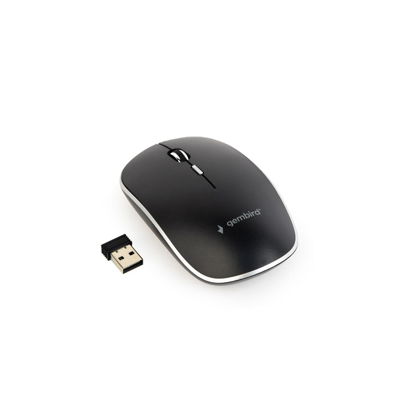 Gembird Raton Wireless 4 Tasten Inkl. Nano Usb Negro - Imagen 1