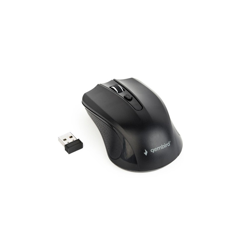 Gembird Raton Wireless 4 Tasten Inkl.nano Usb Schwarz - Imagen 1