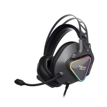 AURICULARES MICRO KEEP OUT GAMING HXPRO+ 7.1 NEGRO - Imagen 1