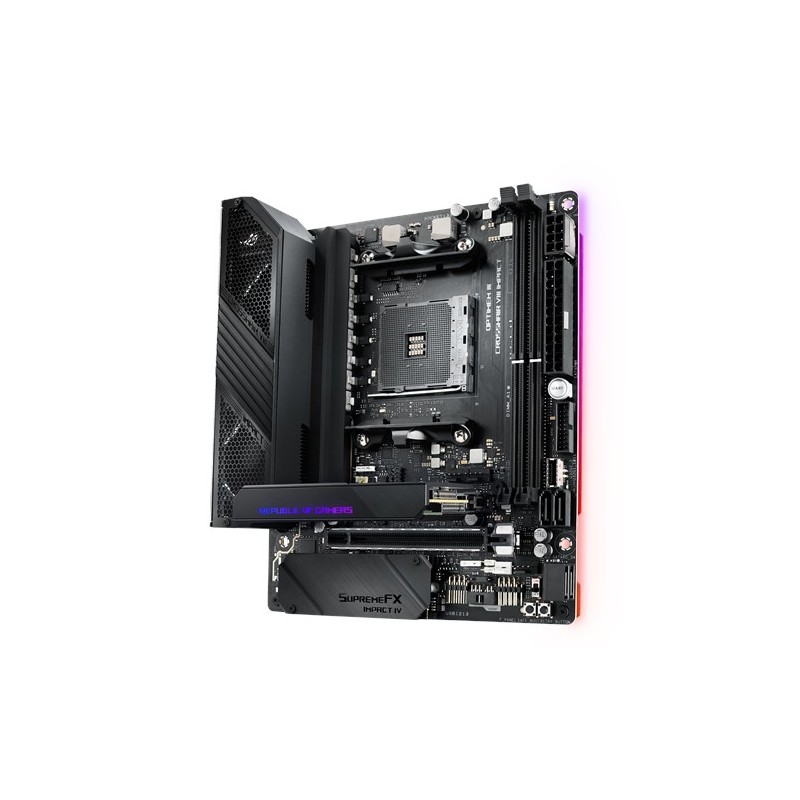 PB ASUS AM4 ROG CROSSHAIR VIII IMPACT M-DTX/2XDDR4/4XSATA6/ - Imagen 2