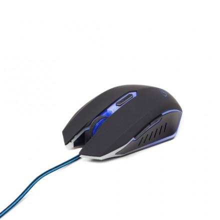Gembird Raton Gaming 2400dpi 6 Botones Usb 1.30m Led Azul Musg-001-b - Imagen 1