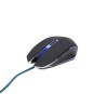 Gembird Raton Gaming 2400dpi 6 Botones Usb 1.30m Led Azul Musg-001-b - Imagen 1