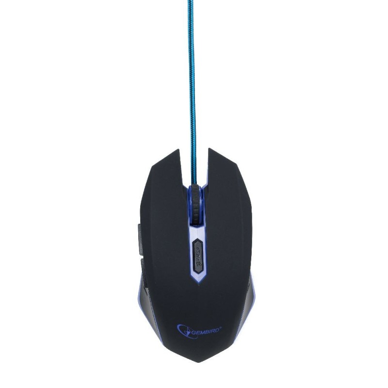 Gembird Raton Gaming 2400dpi 6 Botones Usb 1.30m Led Azul Musg-001-b - Imagen 3