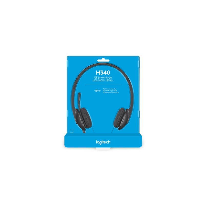 AURICULARESMICRO LOGITECH H340 NEGRO - Imagen 3