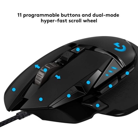 Logitech G502 Hero Ratón Gaming 16000DP