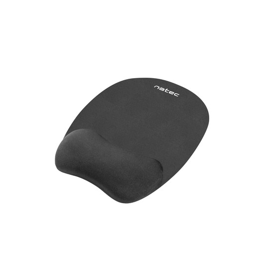 Natec Alfombrilla Ergonomic Relleno De Espuma De Memoria Chipmunk, Negro - Imagen 2