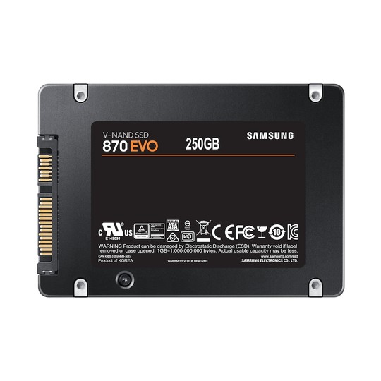 Ssd Samsung 250gb 2.5" 870 Evo Sata Iii  560mb/s Read 530mb/s Write - Imagen 5