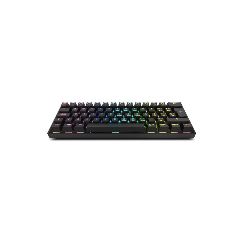 TECLADO MECANICO WIRELESS KROM KLUSTER RGB TKL/OUTEMU ROJO - Imagen 2
