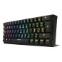 TECLADO MECANICO WIRELESS KROM KLUSTER RGB TKL/OUTEMU ROJO - Imagen 3