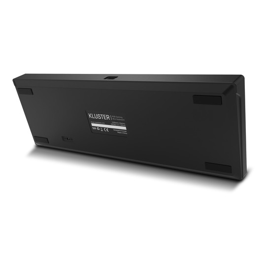 TECLADO MECANICO WIRELESS KROM KLUSTER RGB TKL/OUTEMU ROJO - Imagen 5