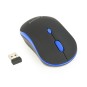 Gembird Raton Optico Inalambrico Negro / Azul  Musw-4b-03-b, 1600 Dpi, Nano Usb, Black-blue - Imagen 3