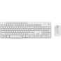 TECLADO+RATON LOGITECH MK295 SILENT WIRELESS COMBO BLANCO/N - Imagen 1