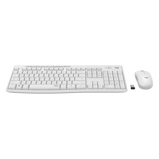 TECLADO+RATON LOGITECH MK295 SILENT WIRELESS COMBO BLANCO/N - Imagen 2