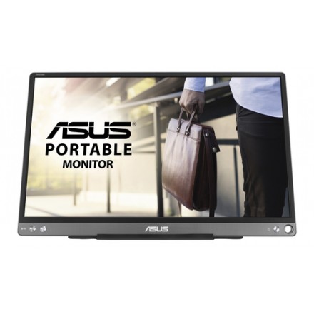 MONITOR PORTATIL 15.6  ASUS MB16ACE GRIS Pivot/5ms/60Hz/FHD - Imagen 1