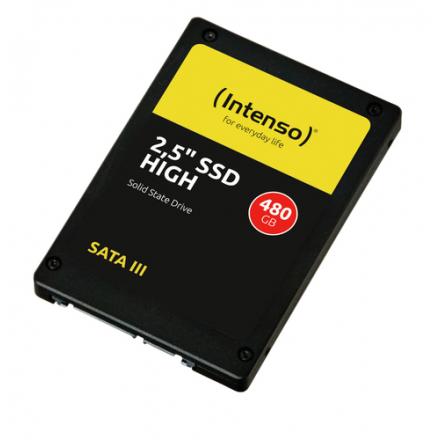Ssd Intenso 480gb Sata3 2.5'', 520/500mbs, Shock Resistant, Low Power - Imagen 1