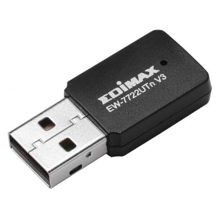 WIRELESS LAN USB 300M EDIMAX EW-7722UTN V3 BOTON WPS/WEP/WP - Imagen 1