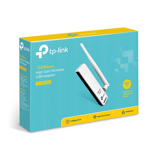 WIRELESS LAN USB 150M TP-LINK TL-WN722N + ANTENA - Imagen 4