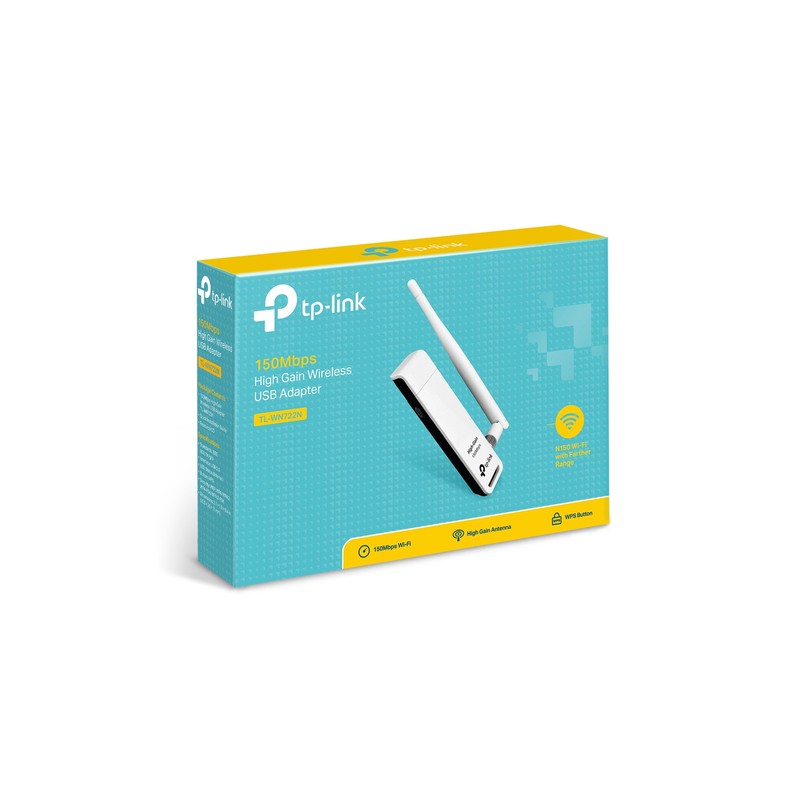 WIRELESS LAN USB 150M TP-LINK TL-WN722N + ANTENA - Imagen 4