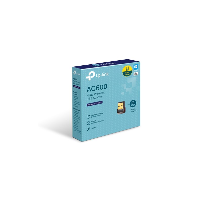 WIRELESS LAN USB TP-LINK AC600 ARCHER T2U NANO - Imagen 5