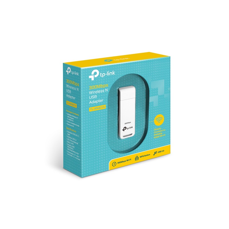WIRELESS LAN USB 300M TP-LINK TL-WN821N - Imagen 2
