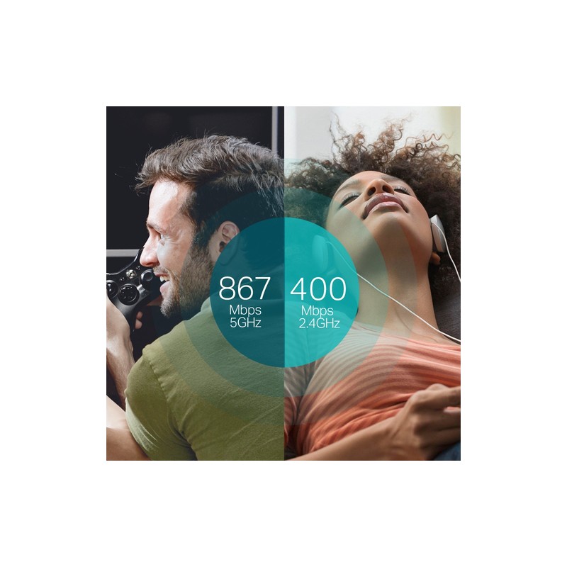 Tp Link Usb Wifi 3.0 Archer T4u 2.4ghz 300mbps Dualband - Imagen 3