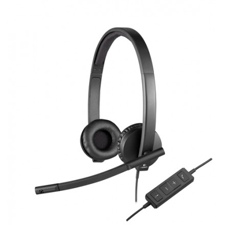 AURICULARESMICRO LOGITECH H570E ESTEREO NEGRO - Imagen 1