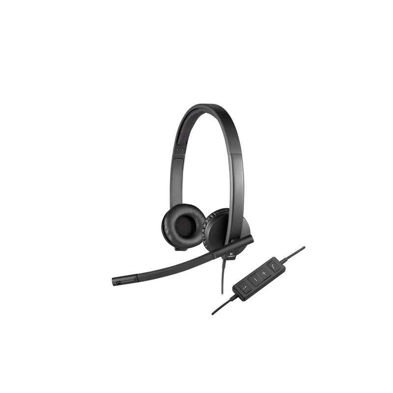 AURICULARESMICRO LOGITECH H570E ESTEREO NEGRO - Imagen 1