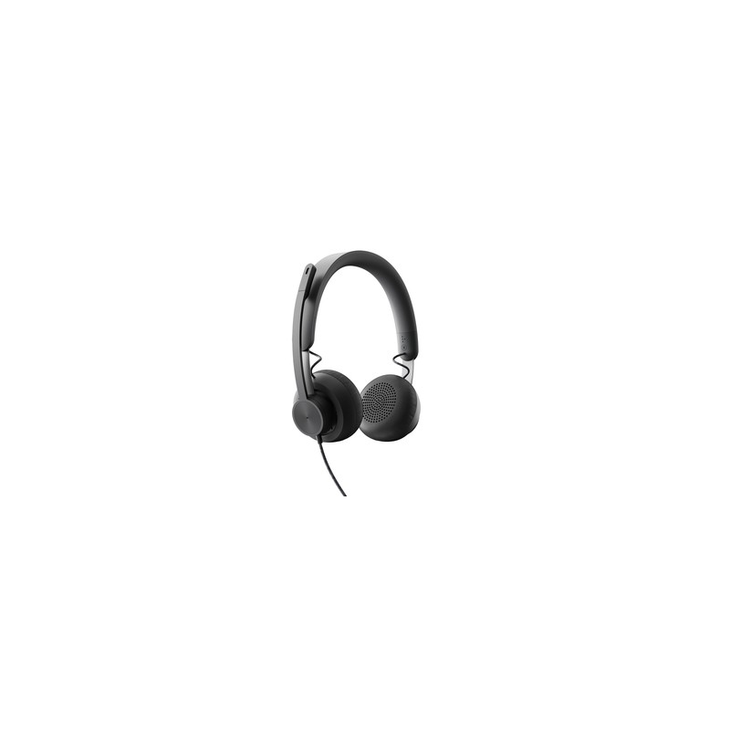 AURICULARES MICRO LOGITECH ZONE WIRED NEGRO DIADEMA/USB 981 - Imagen 4