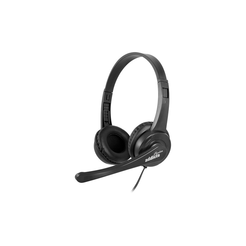 AURICULARES MICRO NGS VOX 505 NEGRO DIADEMA/USB VOX505USB - Imagen 1