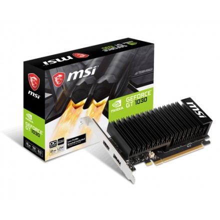 TARJETA GRÁFICA MSI GT 1030 2GHD4 LP OC 2GB DDR4 - Imagen 1