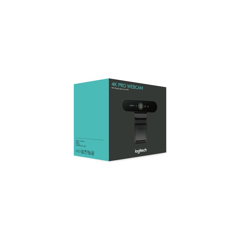 WEBCAM ULTRA HD LOGITECH BRIO PRO USB NEGRA - Imagen 3