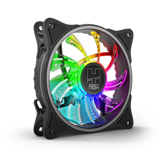 VENTILADOR 120X120 NOX HUMMER A-FAN ARGB - Imagen 2