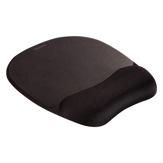 ALFOMBRILLA+REPOSAMUÑECAS FELLOWES MEM.FOAM NEGRO - Imagen 4