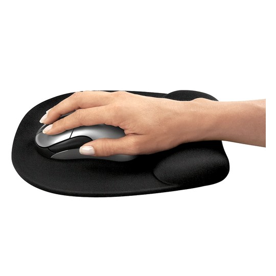 ALFOMBRILLA+REPOSAMUÑECAS FELLOWES MEM.FOAM NEGRO - Imagen 5