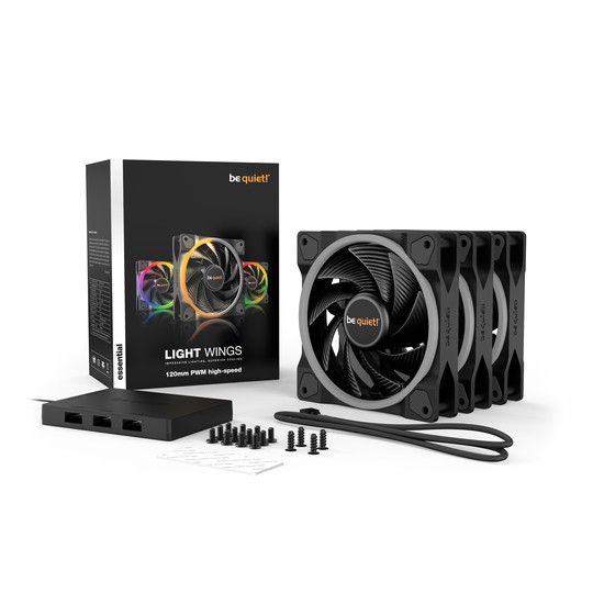 VENTILADOR 120X120 BEQUIET LIGHT WINGS HIGH SPEED - Imagen 3