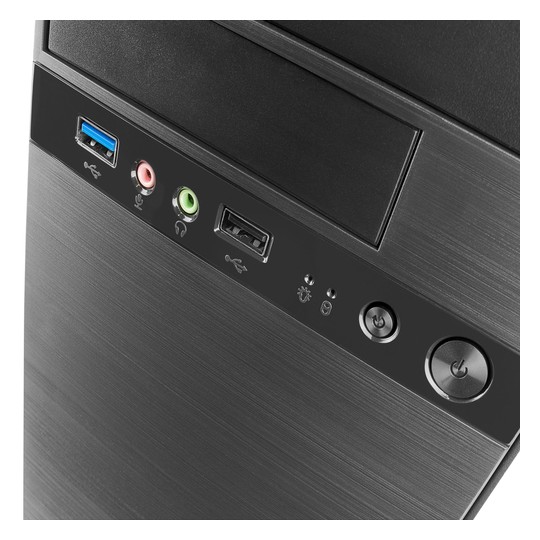 Caja Pc Tacens Anima Ac4 -1*usb 3.0/1*usb2.0 + Hd Audio Y MicrÓfono Admite Vga Max 310mm Frontal Aluminio Pulido - Imagen 4