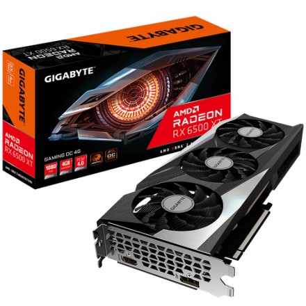 TARJETA GRÁFICA GIGABYTE RX 6500 XT GAMING OC 4GB GDDR6 - Imagen 1