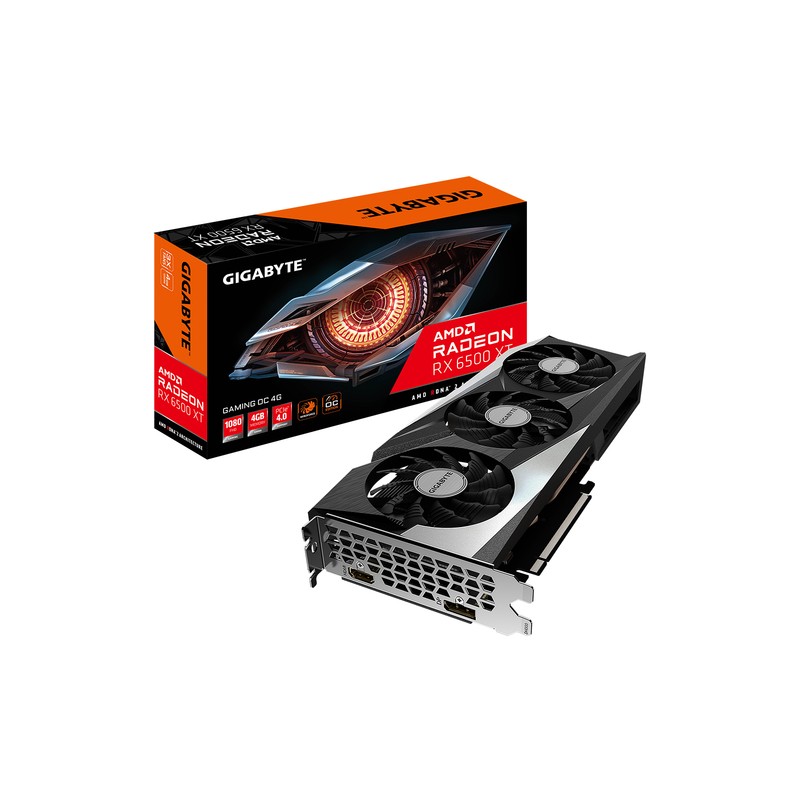 TARJETA GRÁFICA GIGABYTE RX 6500 XT GAMING OC 4GB GDDR6 - Imagen 1