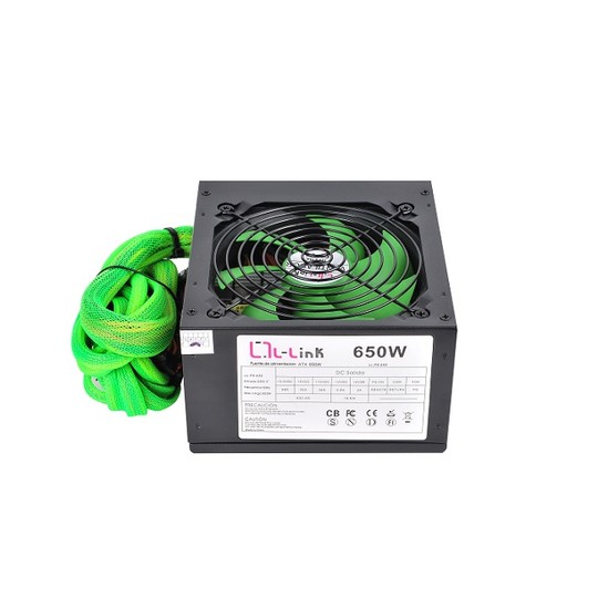 FUENTE DE ALIMENTACION ATX 650W L-LINK LL-PS-650 - Imagen 2