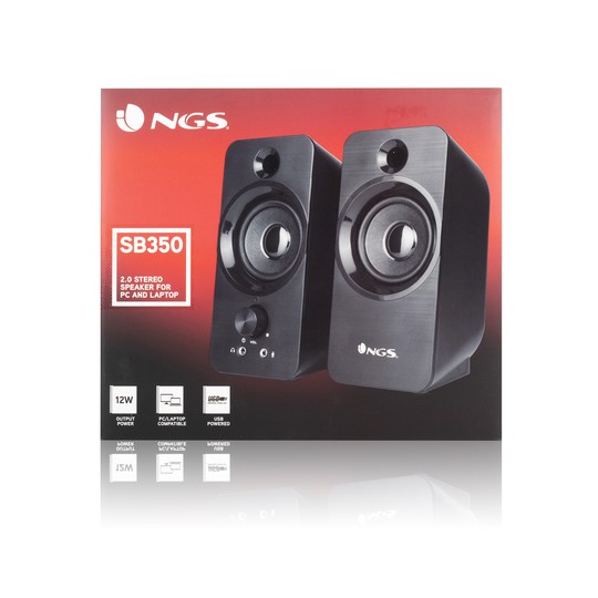 ALTAVOZ NGS MULTIMEDIA SPEAKER 2.0 SB350 - Imagen 4