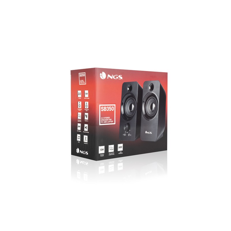 ALTAVOZ NGS MULTIMEDIA SPEAKER 2.0 SB350 - Imagen 5