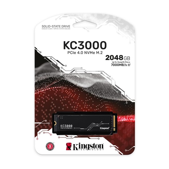 DISCO DURO M2 SSD 2048GB KINGSTON KC3000 PCIE4.0 NVME - Imagen 3