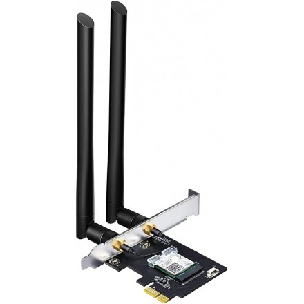 TP-Link Archer T5E - Tarjeta de Red WiFi Gigabit AC1200 + Bluetooth 4.2, Chipset Inter AC7265