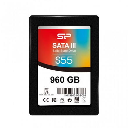 Silicon Power Slim S55 960GB 2.5" SATA3 - Disco Duro SSD - Discos SSD