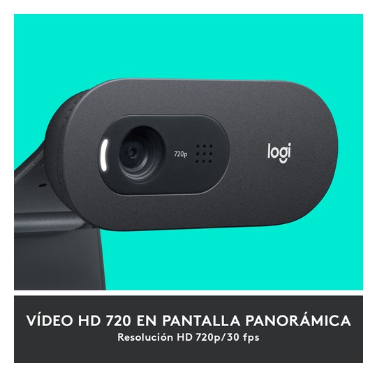 WEBCAM HD LOGITECH C505 NEGRO