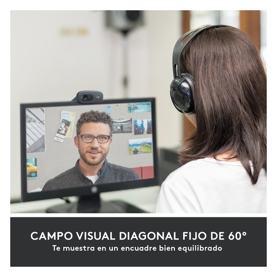 WEBCAM HD LOGITECH C505 NEGRO